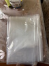 庭好加厚防水食品PE10号25*35cm100只装透明自封袋收纳袋封口袋保鲜袋 实拍图