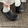 卡骆驰crocs洞洞鞋贝雅男鞋女鞋轻便耐磨一脚蹬拖鞋休闲鞋|10126 黑色-001 44 (280mm) 实拍图