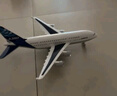 卡威飞机玩具模型仿真合金航空客机民航耐摔小孩中国民航客机儿童礼物 【加大】A380航空 配支架登机台 实拍图