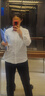 无印良品（MUJI）女式 汉麻水洗衬衫领长袖衬衫女士衬衣外套外衣 25年夏季女装上衣 米白色条纹 M （160/84A） 实拍图