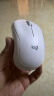 罗技（Logitech）M221 轻音鼠标 无线鼠标 办公鼠标 对称鼠标 带无线微型接收器 米白色 实拍图