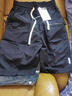 才俏短裤男夏季薄款男士大口袋拉链工装短裤痞帅百搭宽松速干运动休闲 黑色 2XL 【140-165斤】 实拍图