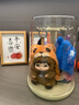 范爷家旋转labubu展示盒防尘透明毛绒公仔玩偶手办拉布布挂件盲盒收纳架 实拍图