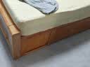 沐晨 床 实木床1.8x2米现代中式主卧大床高箱可储物家用单双人床婚床 床+20cm椰棕床垫 1800mm*2000mm 抽屉床 实拍图