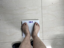 香山体脂秤 真电极智能体脂称体重秤电子秤人体秤家用减肥 16项健康数据 京东小家 云姿白【电池款】 实拍图