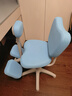 怡佳乐（YIJIALE）儿童学习椅小学生写作业写字椅子家用可升降调节正姿椅带脚踏 蓝色五爪/旗舰版(1.1-1.8米 实拍图