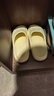 蕉内301H拖鞋男女士浴室洗澡防滑踩屎感情侣家居凉拖鞋抗菌防臭可外穿 【厚底版】柠糖黄 37-38 实拍图