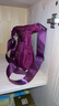 东选大容量中老年人女包包新款尼龙帆布单肩斜挎包女士背包中年妈妈包 紫色大号 实拍图