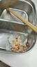 百畅304不锈钢保鲜饭盒上班族学生食堂打饭带饭分格快餐便当盒微波炉 【双格】304饭盒+密封盖1200ml 实拍图