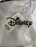 迪士尼（DISNEY）童装儿童女童假两件长袖T恤防晒速干透气上衣25春DB311AE10紫140 实拍图