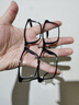 名悦专业配镜近视眼镜男可配度数定制加散光超轻眼镜框全框tr材质镜架 双眼平光0度 有镜盒镜布 配1.56非球面镜片 实拍图