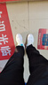 李宁（LI-NING）乒乓球鞋羽毛球鞋鹰眼2.0国家队比赛训练鞋 标准白/浅水蓝 41  实拍图