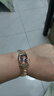 卡慕迪（Comudir）钨钢手表女款防水简约气质女表小表盘女士石英表跨境 035玫钢金面 实拍图