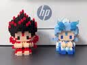 轩岛哪吒积木手办拼装模型儿童玩具3d立体拼图3-6-12岁男孩生日礼物女 哪吒蹲蹲系列【随机8款套】 8-10岁7十9哪咤敖丙小颗粒3d立体六一儿童节礼物 实拍图