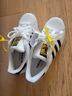 阿迪达斯adidas三叶草贝壳头SUPERSTAR男女休闲鞋EG4958 36.5码 实拍图