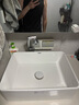 波彼（BOBI）台上盆洗手盆台盆单盆 小户型尺寸洗面洗脸盆洗漱阳台陶瓷台下盆 8032A盆（48*37*13cm）送下水 实拍图