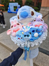 嘉百利毛绒玩具星之卡比玩偶花束公仔六一儿童节520生日礼物送男女朋友 史迪仔送礼袋+灯串 大号花束 实拍图