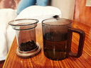 南山先生 玻璃杯办公杯男女个人杯茶水分离带盖绿茶杯清灵泡茶杯 清灵杯(鸦青)_带过滤 实拍图