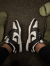 耐克男子轻便皮面运动鞋春季平底胶底板鞋NIKE DUNK LOW DD1391 100白色/黑/白色 41 实拍图