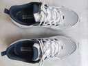 斯凯奇（Skechers）男鞋夏季2025新款软底网面鞋轻便透气跑步鞋减震休闲鞋运动鞋男 白色/海军蓝-WNV /建议拍大半码 41 实拍图