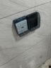 西门子（SIEMENS）开关插座防水盒 通用86型暗装面板防溅盒 透明黑(可90°悬停) 实拍图