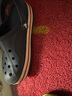 卡骆驰（CROCS）贝雅卡骆班儿童洞洞鞋沙滩鞋男女童包头拖鞋/207018/207019 深蓝色-410 33 (200mm) 实拍图