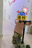 贝易（BEIE）至尊滑板车1-14岁儿童溜溜车拆卸座椅推杆三合一宝宝礼物  云母灰 实拍图