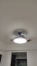 雷士（NVC）LED照明风扇灯吊扇灯北欧餐厅卧室黑色灯具全光谱1级能效遥控42寸 实拍图
