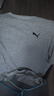 彪马（PUMA）纯色宽松短袖T恤男女情侣款新款夏季运动上衣 690409 灰色-03 S (170/92A) 实拍图