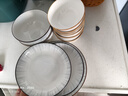 玺垚碗碟套装家用釉下彩饭碗家用简约现代2025新款陶瓷碗盘筷餐具套装 现代时光配汤碗  47件套 实拍图