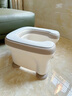 JCZS德国品牌蹲厕坐便凳蹲便改坐便器椅子神器老人孕妇辅助马桶 加厚加稳(PU软垫款)-浅啡色 实拍图