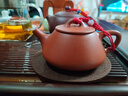 尔烟红皮龙平盖石瓢紫砂壶黄龙山原矿红皮龙纯半手宽口小容量茶壶 红皮龙 160ml 实拍图