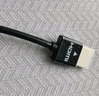 毕亚兹 HDMI线2.0版4K数字高清线3D视频线 30cm 笔记本电脑机顶盒接显示器投影仪连接线 细线0.3米 HX49 实拍图