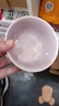 马卡龙色系陶瓷碗奶油色高颜值家用釉下彩餐具ins新款饭碗甜品碗 1个装【4.5英寸碗】淡雅紫 实拍图