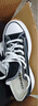 匡威（Converse）官方 Run Star Hike低帮帆布流星厚底鞋黑色168816C 黑色/168816C 38.5 实拍图