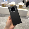 Karen Burton 适用华为matex5手机壳 X5典藏版折叠屏保护套翻盖视窗真皮磁吸全包防摔 玄黑色 【商务智能翻盖】 实拍图