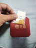 老庙黄金项链足金肖邦链素链女款锁骨链送女友老婆妈妈 多退少补 约5.3g 实拍图