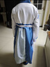 奥蒙威儿童古装汉服国学服朗诵表演男女中国风服小学生中秋演出服BY05 99-2蓝色大袖 170 实拍图