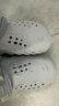 卡骆驰crocs檀健次同款波波洞洞鞋舒适百搭男户外沙滩鞋包头拖鞋女鞋|207937 大气灰-1FT 尺码偏大，选小一码 39 (240mm) 晒单实拍图