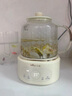 小熊（Bear）全玻璃壶体养生壶恒温壶 办公室多功能煮茶壶花茶壶 0金属养生杯 24h预约24h保温 1L YSH-P10Q7 实拍图