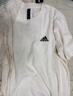 adidas情侣休闲纯棉上衣圆领短袖T恤男女夏季阿迪达斯官方轻运动 黑色 XL 实拍图