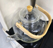 天喜煮茶壶玻璃烧水壶围炉器具加厚高硼硅可明火电陶炉加热提梁泡茶壶 实拍图