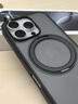 图拉斯【新相机按键】O1S适用苹果16promax手机壳iphone16promax保护套15 14pro支架磁吸防摔磨砂支点壳 磨砂黑 iPhone16ProMax 实拍图