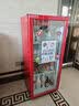 HLAOXUE好雪网红商用啤酒柜展示柜风冷无霜全屏柜酒吧冰箱KTV冰柜酒水饮料展示柜超市冷藏保鲜柜 单门红色（525*540*1260高）网红酒水柜 节能经济款 实拍图