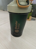 Blender Bottle 蛋白粉摇摇杯运动水杯 大容量塑料杯带刻度健身便携搅拌男士女生 经典款V2墨绿色600ml 实拍图