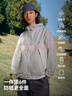 伯希和（Pelliot）[小森林]山系防晒衣男女防紫外线户外皮肤衣夏季外套 12421220灰S 实拍图