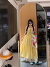九寸阳光连衣裙女温柔风黄色格子背心夏季法式甜美气质超仙圆领无袖度假裙 黄色 M 实拍图
