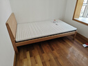 源氏木语橡木实木大板床日式卧室斜靠床现代简约小户型原木风双人床家用床 (高铺)原木色单床1.2*2m(不含垫) 实拍图