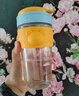 miGo甜甜圈玻璃水杯高颜值便携学生吸管泡茶大容量防烫男女通用520ml 实拍图