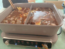 美的（Midea）电火锅多功能锅火锅专用锅料理锅鸳鸯锅烤肉锅0氟钛陶电热锅电煮锅8L多用途锅HGS352866S 实拍图